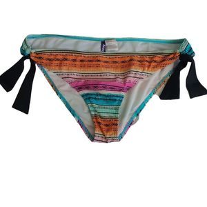 Reef Large Multi Color Adjustable Waist Bikini Bottom.